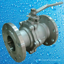 ANSI Cast Steel Wcb Floating Type Flange End Ball Valve